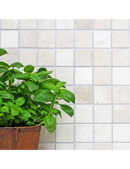 Botticino Marmor Mosaik Beige Antik | Ekosten.se