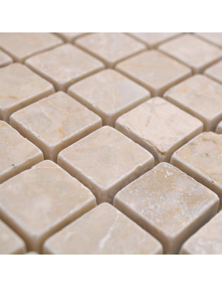 Beige Marmor Mosaik Botticino Antik | Ekosten.se