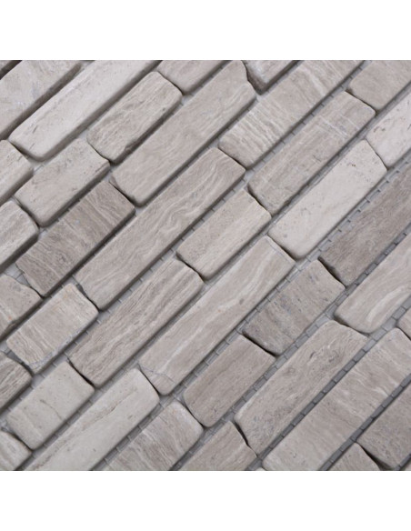 Marmor Stavmosaik Grey Stripes | Ekosten.se