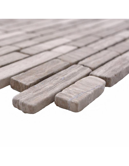 Marmor Stavmosaik Grey Stripes | Ekosten.se