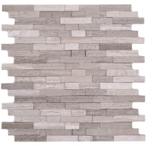Marmor Mosaik Grey Stripes 3D | Ekosten.se