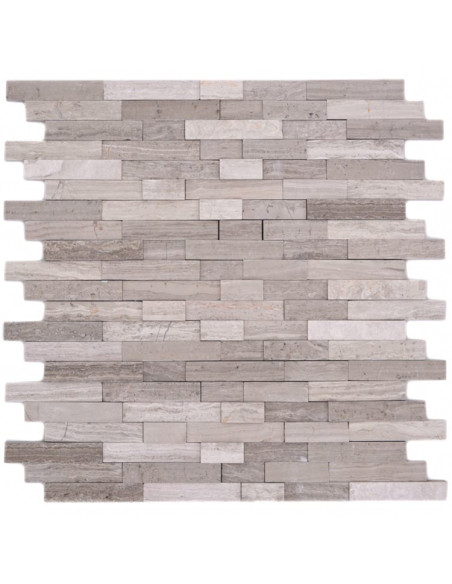 Marmor Mosaik Grey Stripes 3D | Ekosten.se