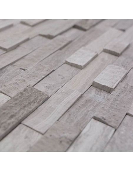 Marmor Mosaik Grey Stripes 3D | Ekosten.se