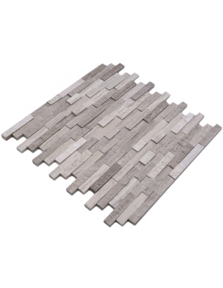 Marmor Mosaik Grey Stripes 3D | Ekosten.se