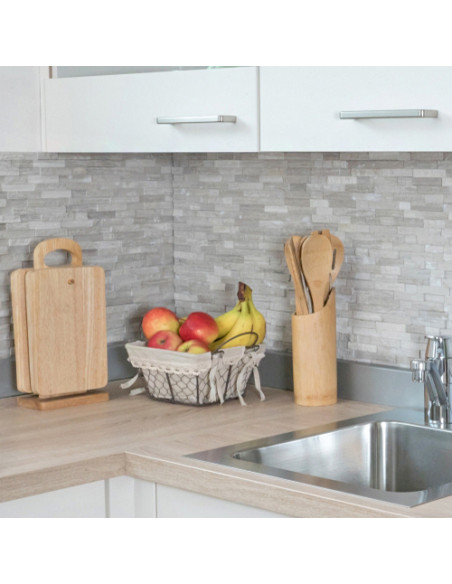 Marmor Mosaik Grey Stripes 3D | Ekosten.se