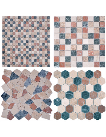 Marmor Mosaik Random Mix | Ekosten.se