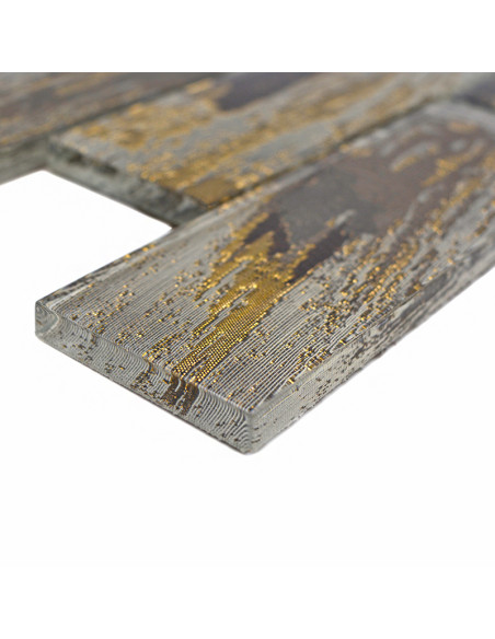 Subway Kristall Mosaik Guld | Ekosten.se
