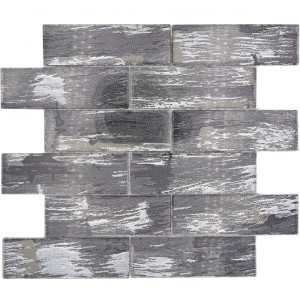 Subway Kristall Mosaik Silver | Ekosten.se