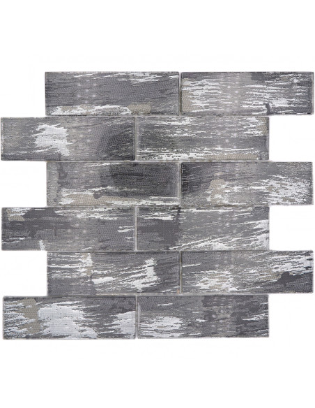 Subway Kristall Mosaik Silver | Ekosten.se