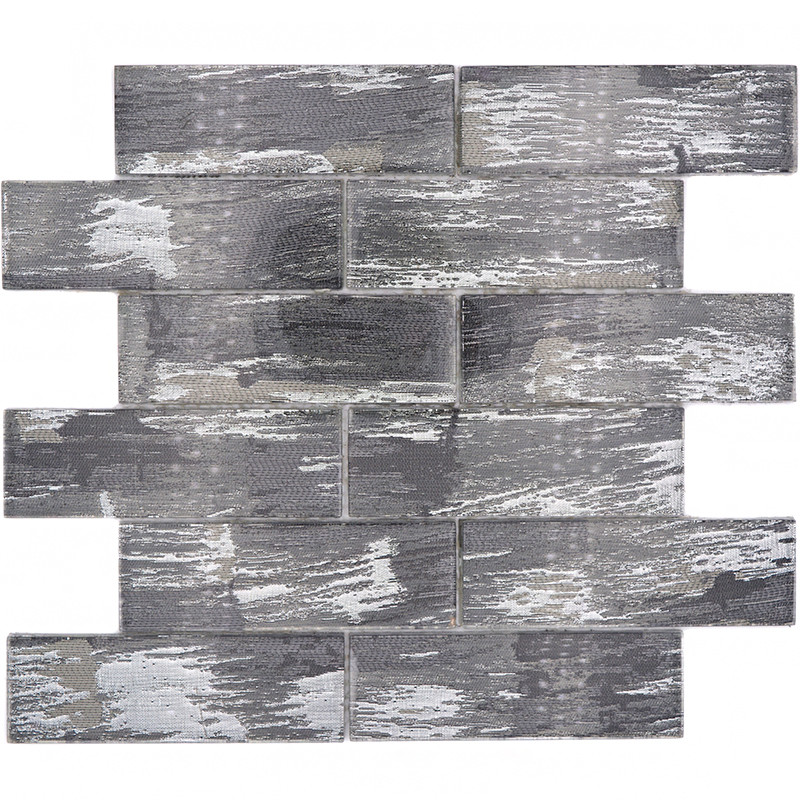 Subway Kristall Mosaik Silver | Ekosten.se
