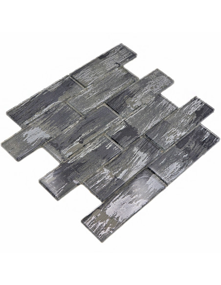 Subway Kristall Mosaik Silver | Ekosten.se
