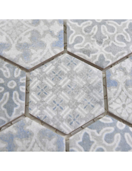 Hexagon Marockansk Klinker Mosaik Blå | Ekosten.se