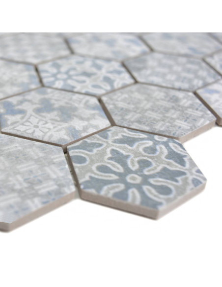 Hexagon Marockansk Klinker Mosaik Blå | Ekosten.se