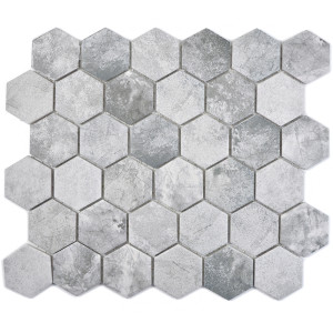 Hexagon Klinker Mosaik Ljus Betong | Ekosten.se