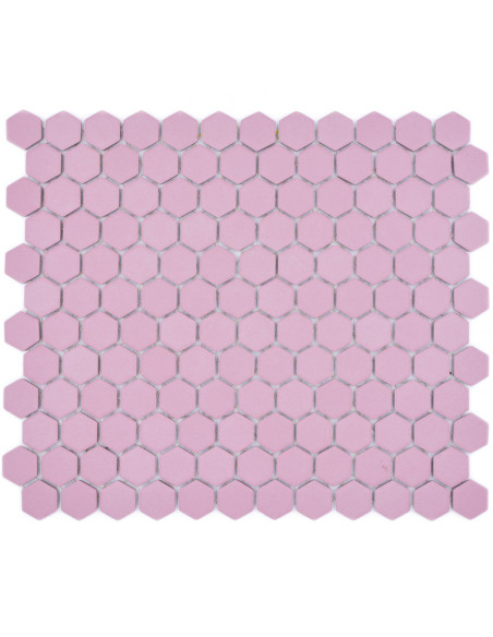 Hexagon Klinker Mosaik Rosa | Ekosten.se