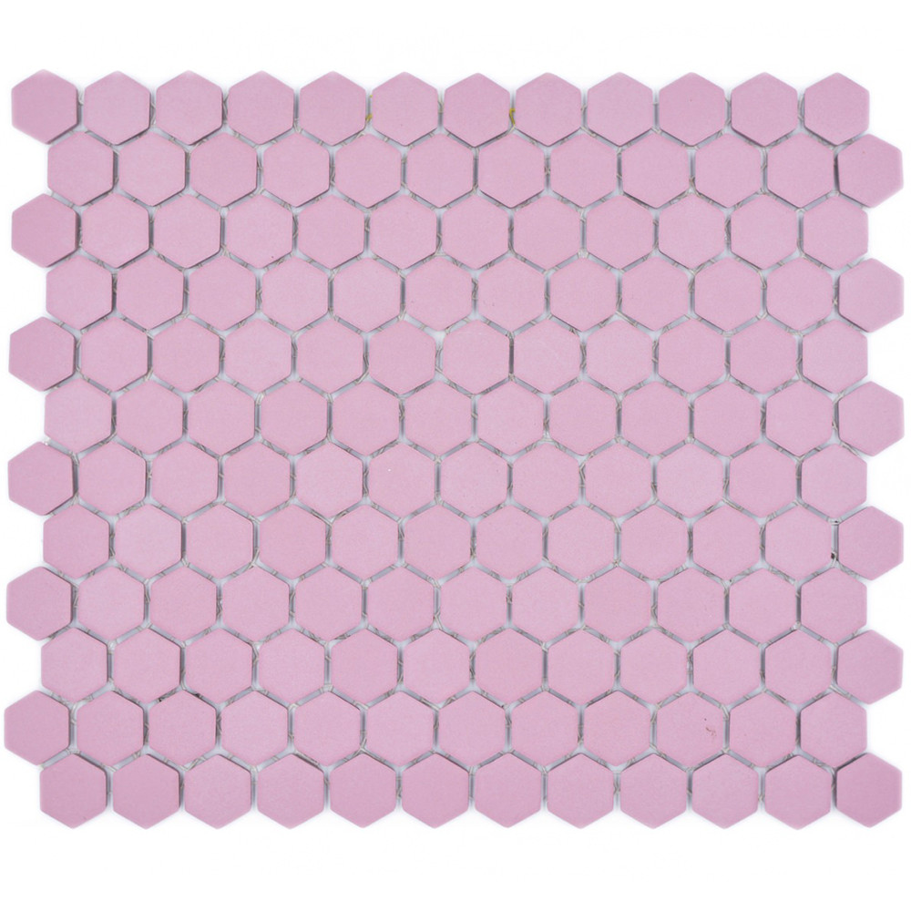 Hexagon Klinker Mosaik Rosa | Ekosten.se