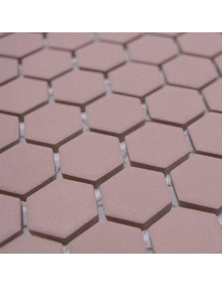 Hexagon Klinker Mosaik Röd | Ekosten.se