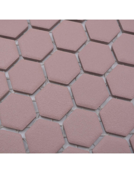 Hexagon Klinker Mosaik Röd | Ekosten.se