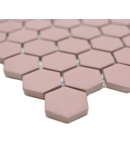 Hexagon Klinker Mosaik Röd | Ekosten.se