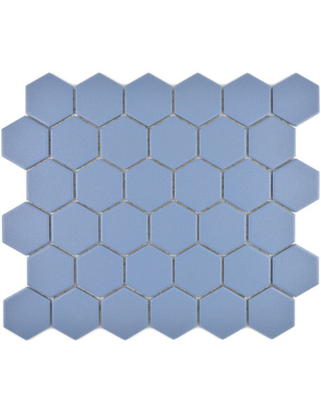 Hexagon Klinkermosaik Blå Matt | Ekosten.se