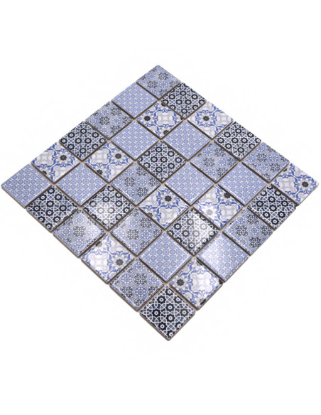 Retro Keramik Mosaik Blå | Ekosten.se