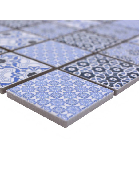 Retro Keramik Mosaik Blå | Ekosten.se