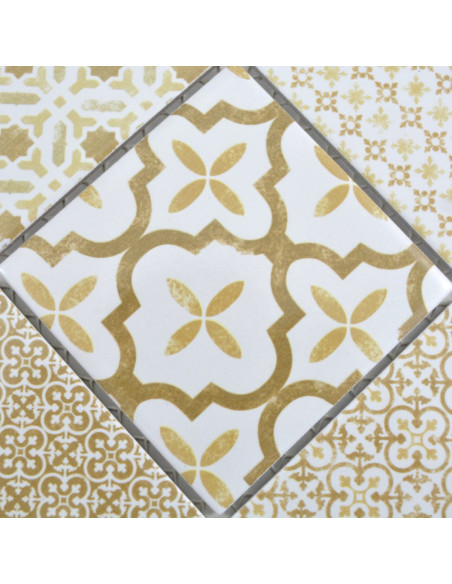 Marockansk Keramikmosaik Warm Beige | Ekosten.se
