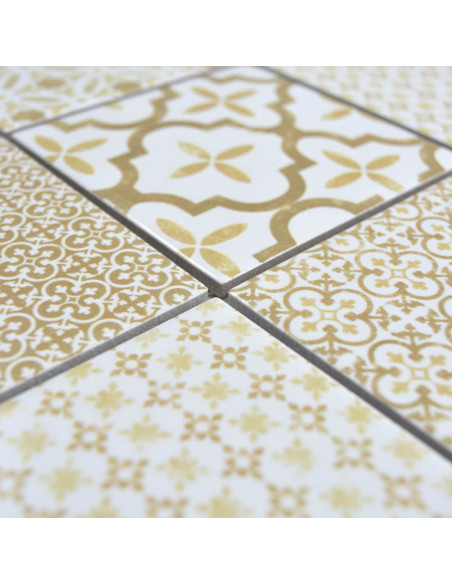 Marockansk Keramikmosaik Warm Beige | Ekosten.se