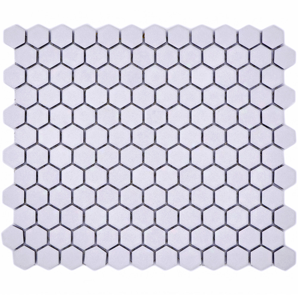 Hexagon Klinker Mosaik Vit | Ekosten.se