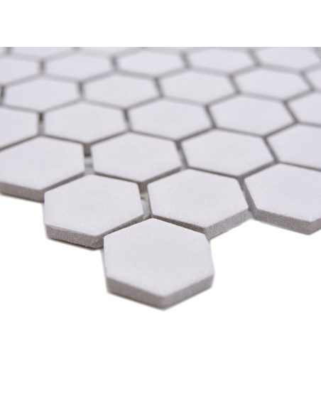 Hexagon Klinker Mosaik Vit | Ekosten.se