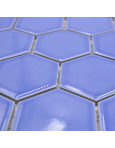 Hexagon Mosaik Ljusblå Blank
 | Ekosten.se