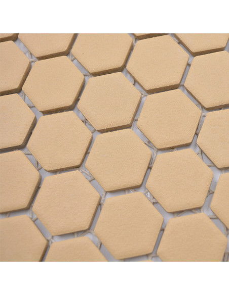 Hexagon Klinker Mosaik Orange | Ekosten.se