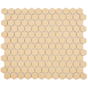 Hexagon Klinker Mosaik Orange | Ekosten.se