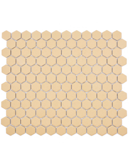 Hexagon Klinker Mosaik Orange | Ekosten.se