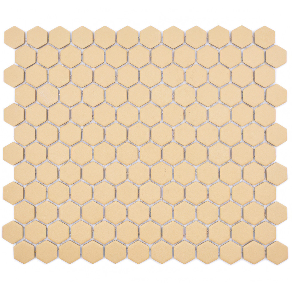 Hexagon Klinker Mosaik Orange | Ekosten.se