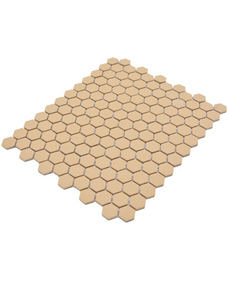 Hexagon Klinker Mosaik Orange | Ekosten.se