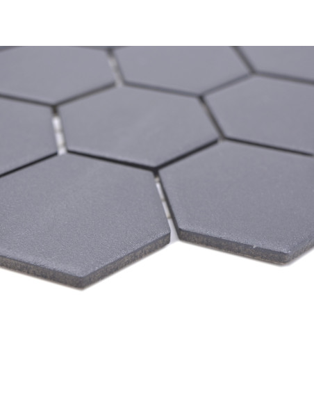 Hexagon Klinker Mosaik Svart Matt | Ekosten.se