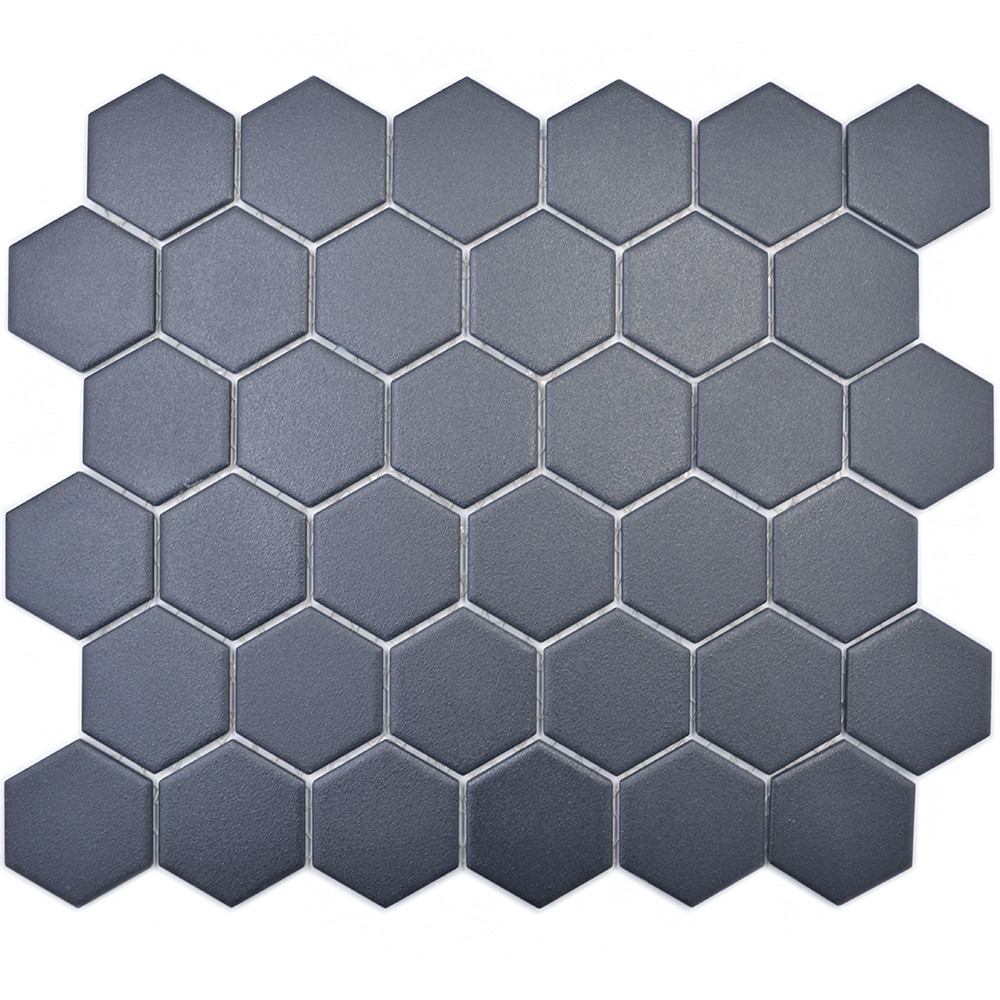 Hexagon Klinker Mosaik Svart Matt | Ekosten.se