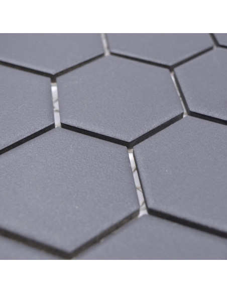 Hexagon Klinker Mosaik Svart Matt | Ekosten.se