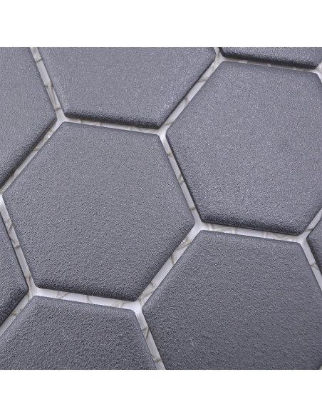 Hexagon Klinker Mosaik Svart Matt | Ekosten.se