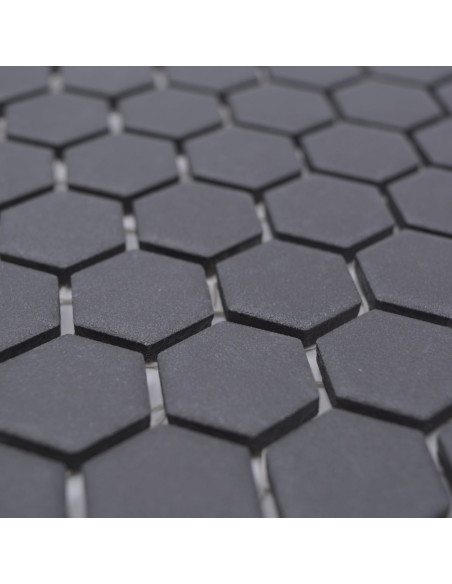 Hexagon Klinker Mosaik Svart | Ekosten.se