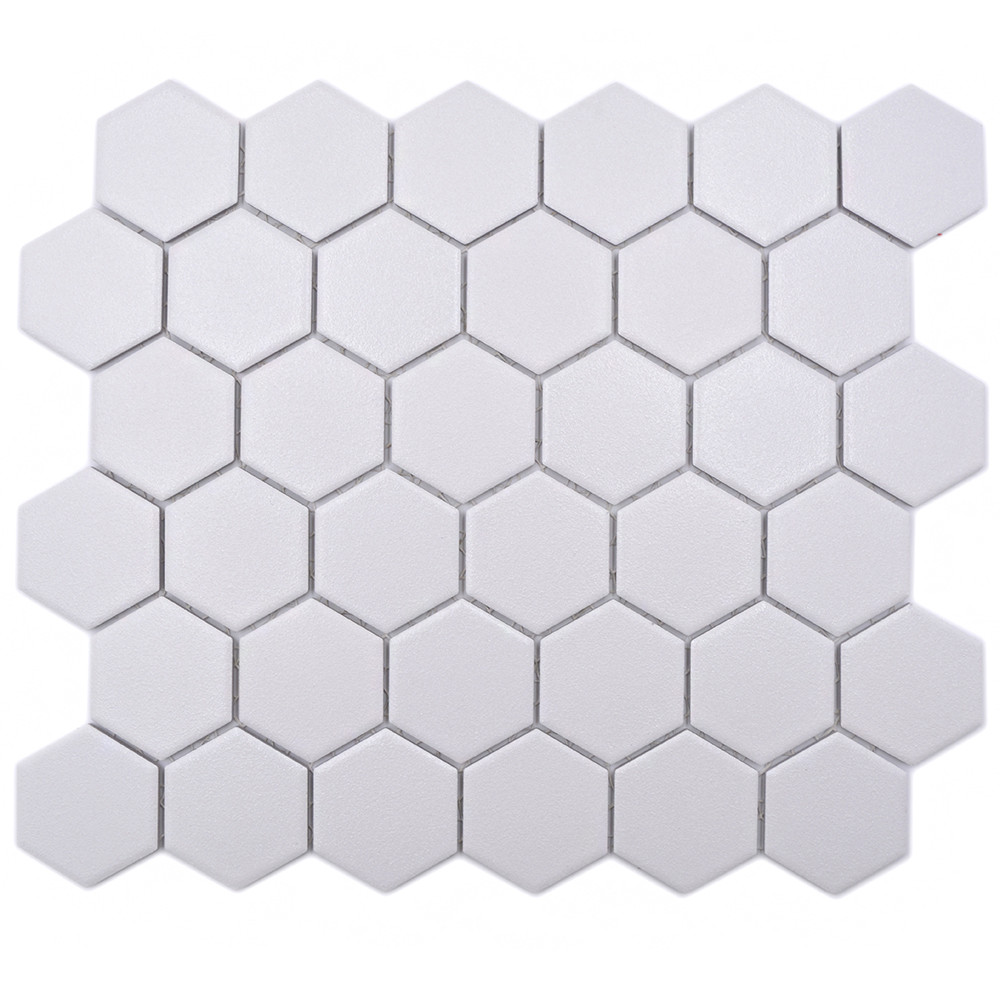 Hexagon Klinker Mosaik Vit Matt | Ekosten.se