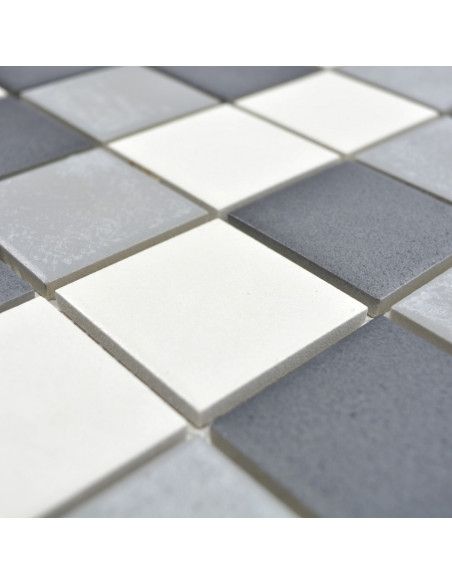 Klinker Mosaik Grå Vit | Ekosten.se