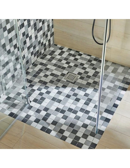 Klinker Mosaik Grå Vit | Ekosten.se