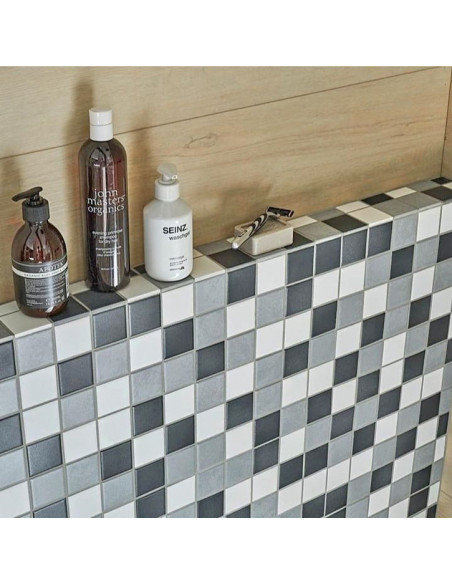 Klinker Mosaik Grå Vit | Ekosten.se
