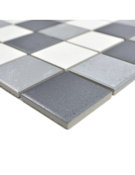 Klinker Mosaik Grå Vit | Ekosten.se