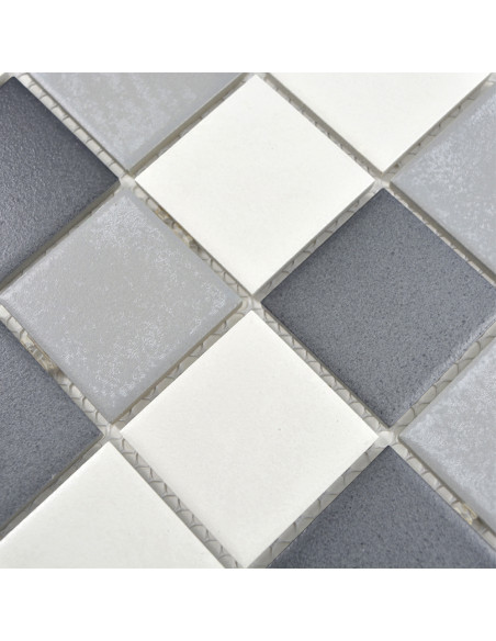 Klinker Mosaik Grå Vit | Ekosten.se