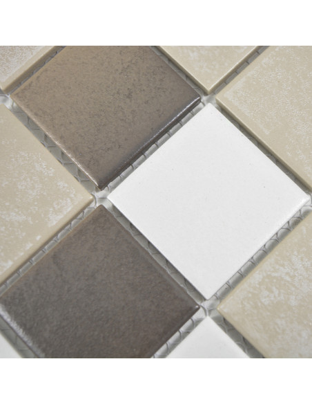 Klinker Mosaik Beige Brun | Ekosten.se