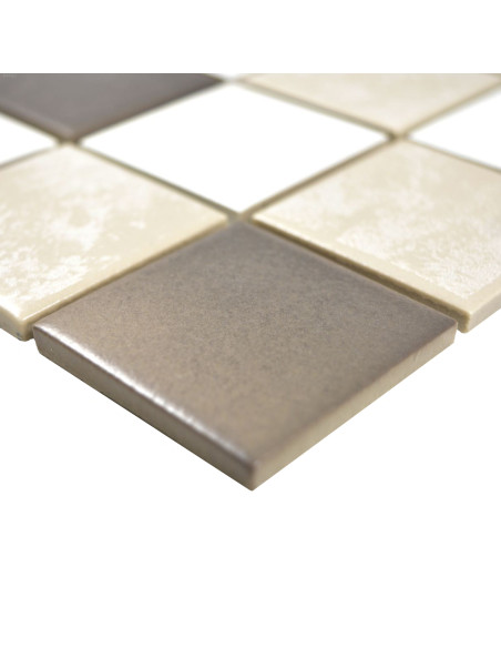 Klinker Mosaik Beige Brun | Ekosten.se