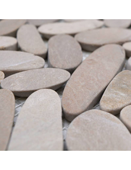 Beige Sjösten Naturstenmosaik  | Ekosten.se
